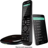 Logitech - Harmony Elite (Remote Control and Smart Hub) - Black - Front_Zoom