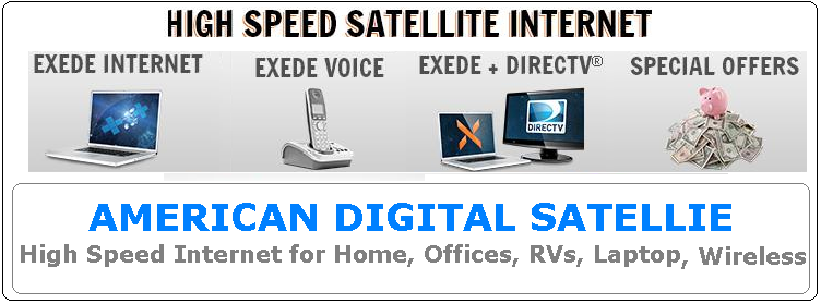 Internet Satellite Service - High Speed Broadband | Exede