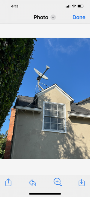 Satellite DIsh removal